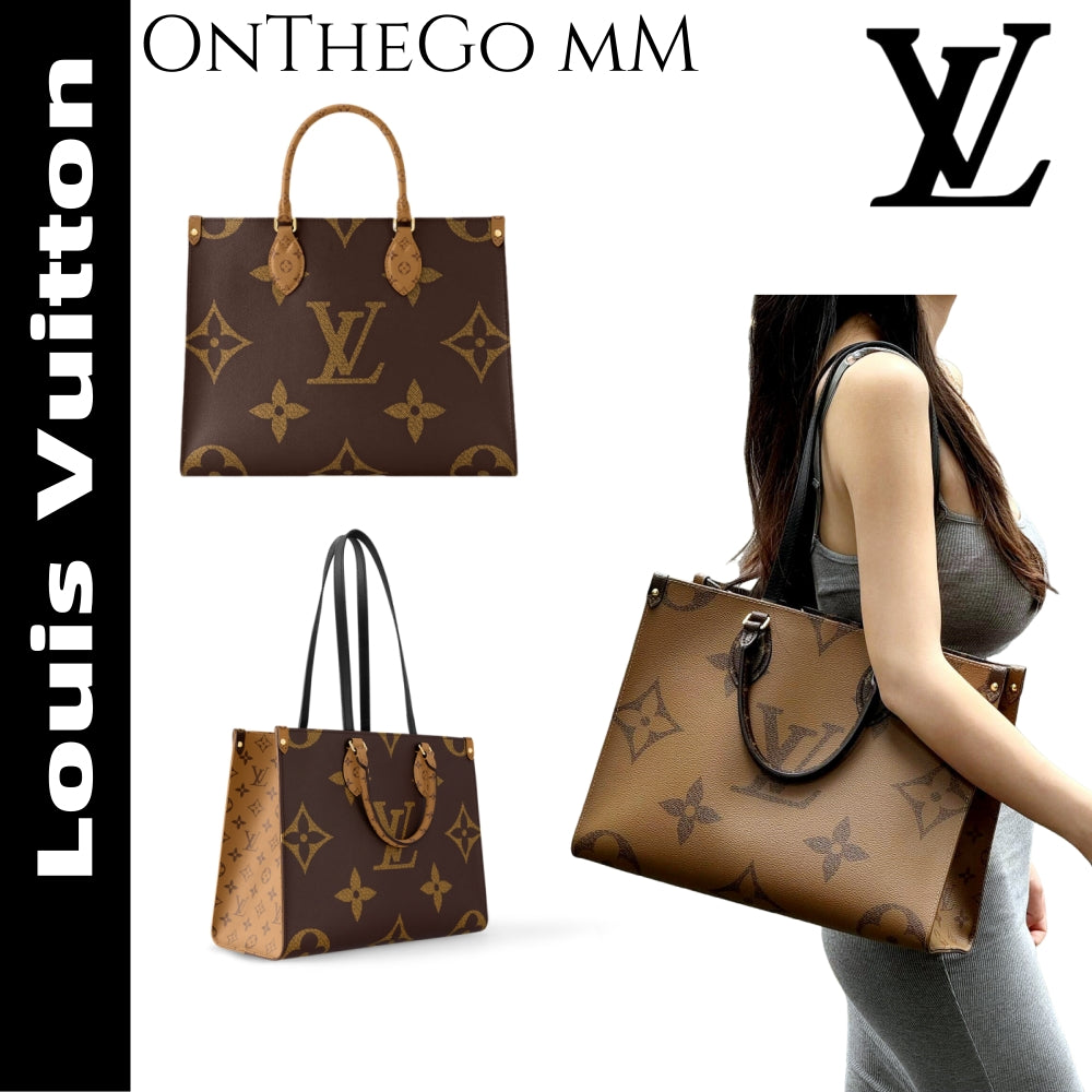 【ルイヴィトン】★お洒落メンズへ★レディース♪オンザゴー MM トートバッグM45321