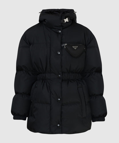 【プラダ】入手困難*ナイロン フード付ダウンジャケット レディース