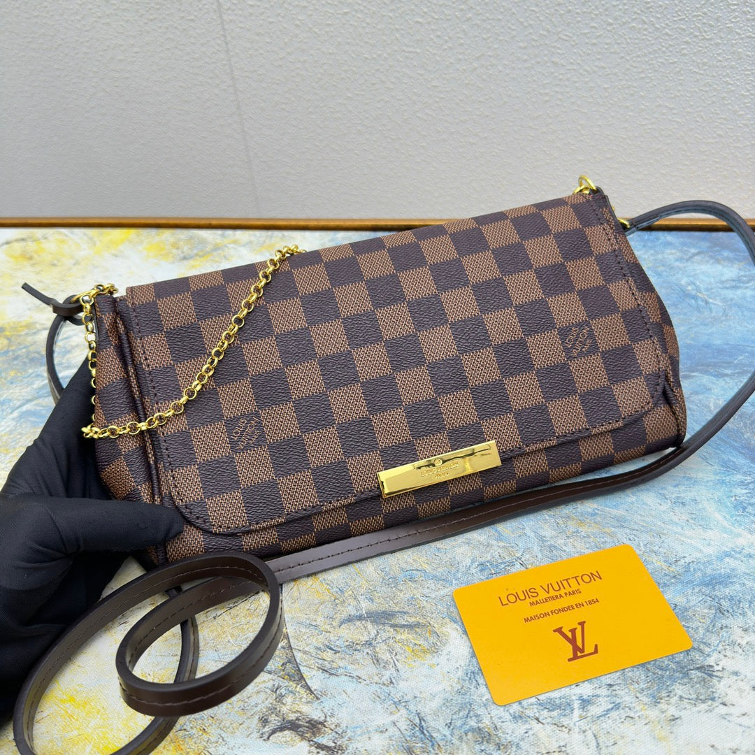 【ルイヴィトン】Favoriteミディアムバッグ 2WAY仕様 洗練された定番デザイン