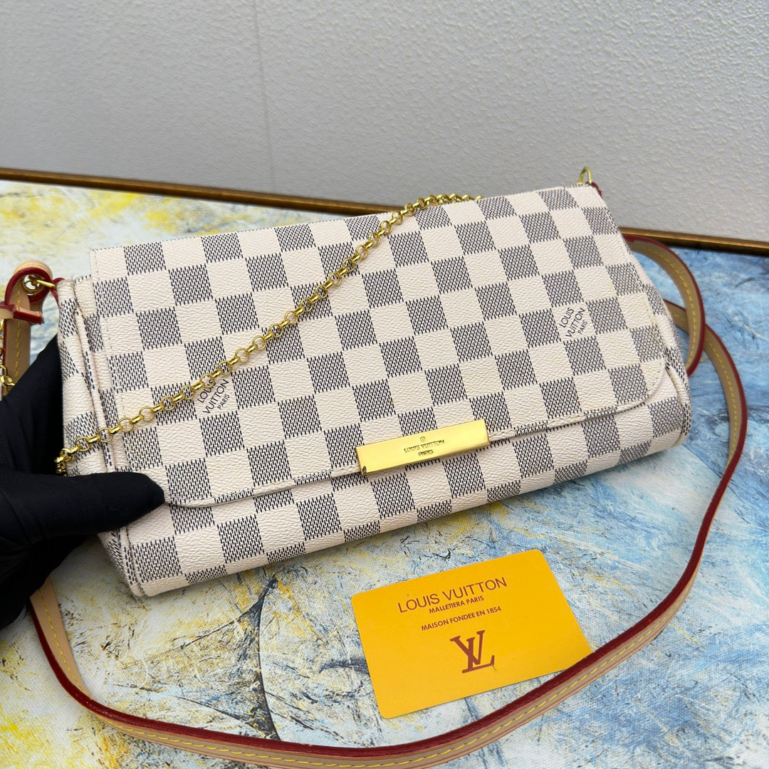 【ルイヴィトン】Favoriteミディアムバッグ 2WAY仕様 洗練された定番デザイン