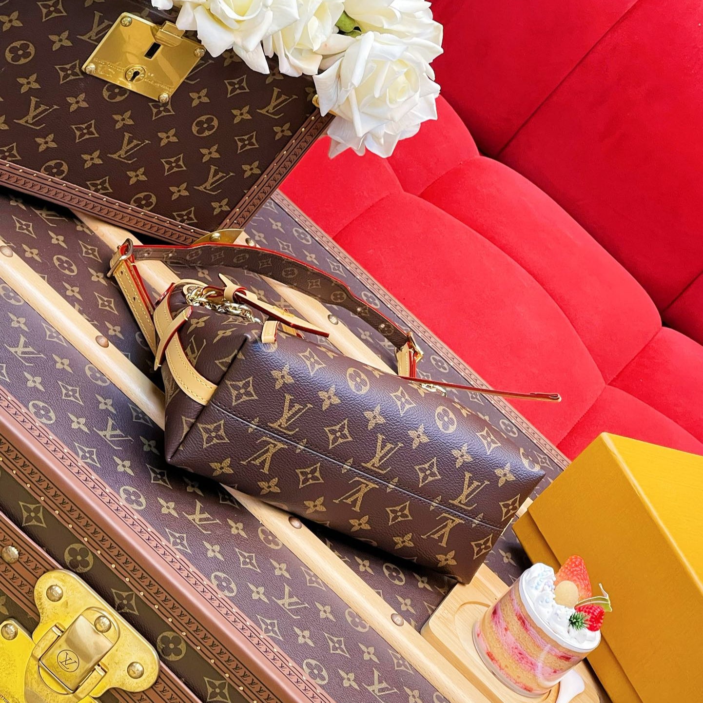 【ルイヴィトン】★大人気★関税送料込み★Carryall BB クロスボディ対応♪