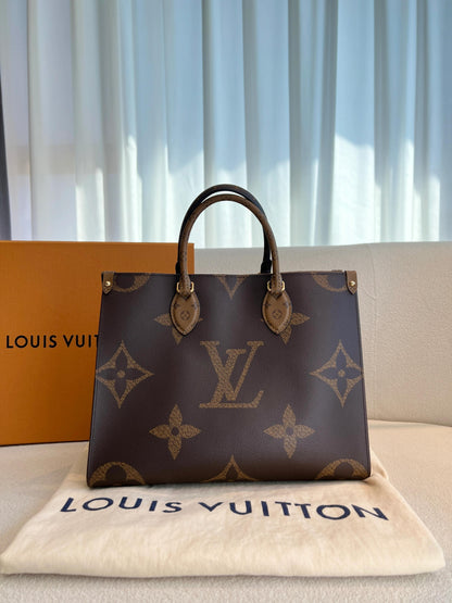 【ルイヴィトン】★お洒落メンズへ★レディース♪オンザゴー MM トートバッグM45321