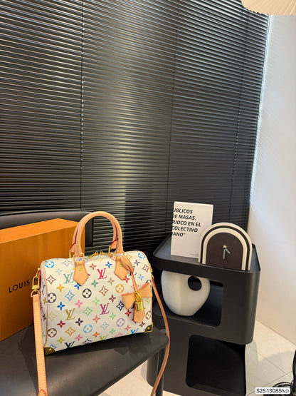 【ルイヴィトン】LV×TMコラボ Speedyバンドリエール25 限定発売中M13085