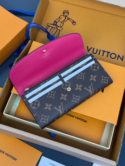 【ルイヴィトン】大人気☆  ポルトフォイユ・エミリー 財布 ギフト8色