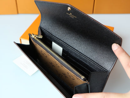 【ルイヴィトン】定番人気♪ ポルトフォイユ・サラ 長財布